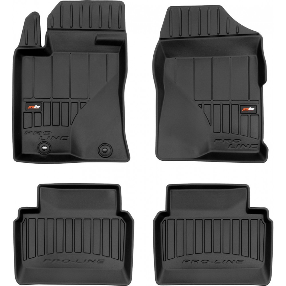 Гумові коврики в салон для Toyota Avensis (mkII) 2003-2009 (Frogum Proline Premium)