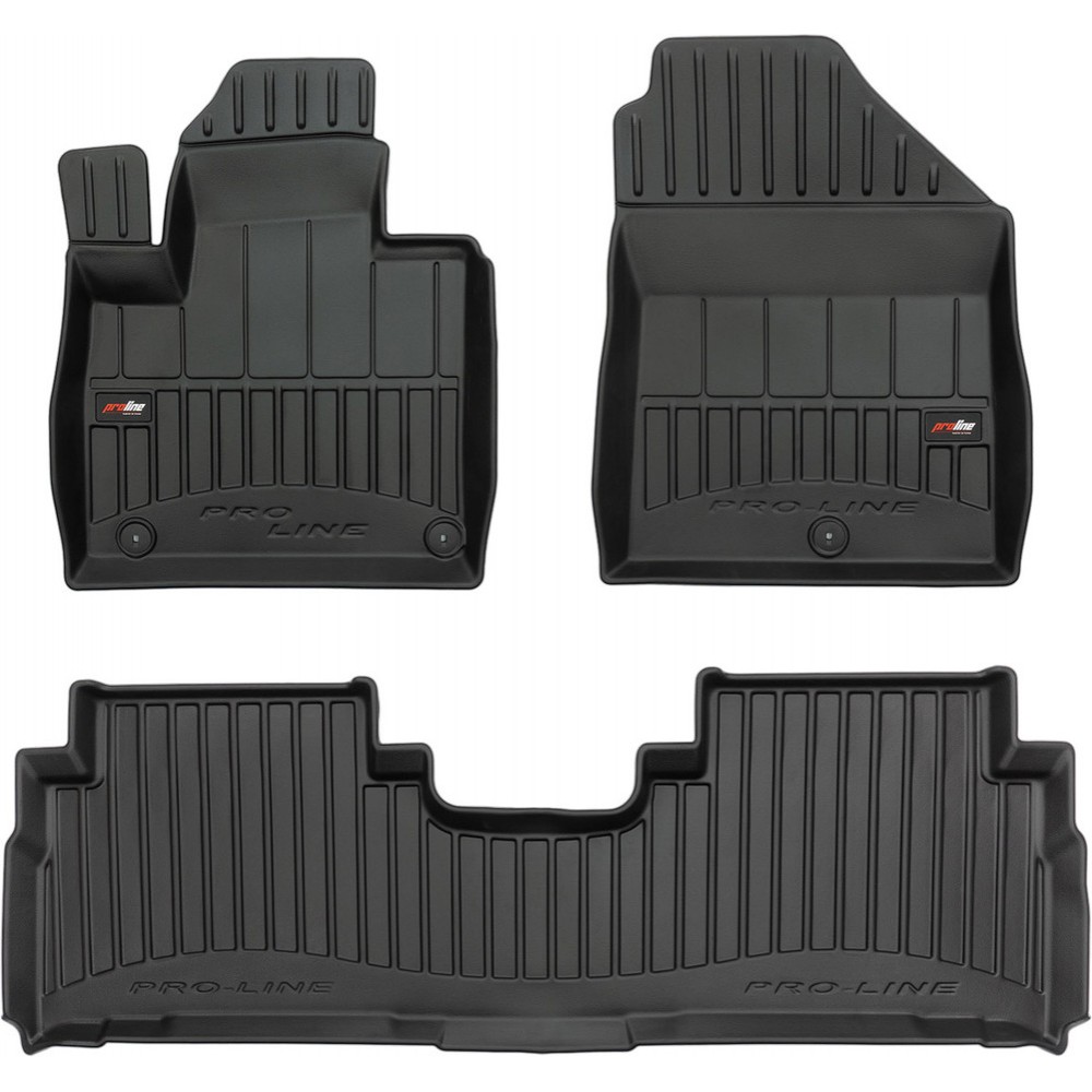 Гумові коврики в салон для Kia Sorento (mkIII) 2014-2020 (1-2 ряд) (Frogum Proline Premium)