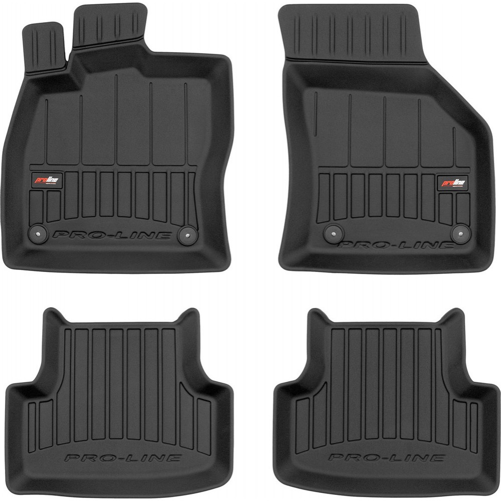 Гумові коврики в салон для Volkswagen Golf (mkVII) 2012-2021; T-Roc (mkI) 2017→; Seat Leon (mkIII) 2012-2020 (Frogum Proline Premium)