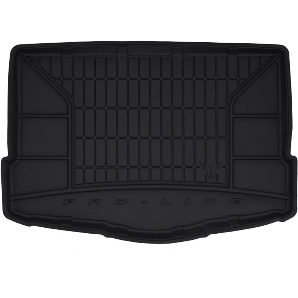 Гумовий килимок в багажник Nissan Qashqai (mkII) 2013-2021 (с докаткой)(нижний уровень) (Frogum Proline Premium)
