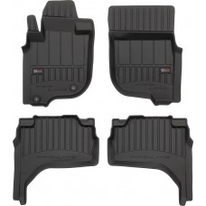 Гумові килимки в салон Mitsubishi L200 (mkV) 2014-2023; Fiat Fullback (mkI) 2016-2019 (double cab) (Frogum Proline Premium)