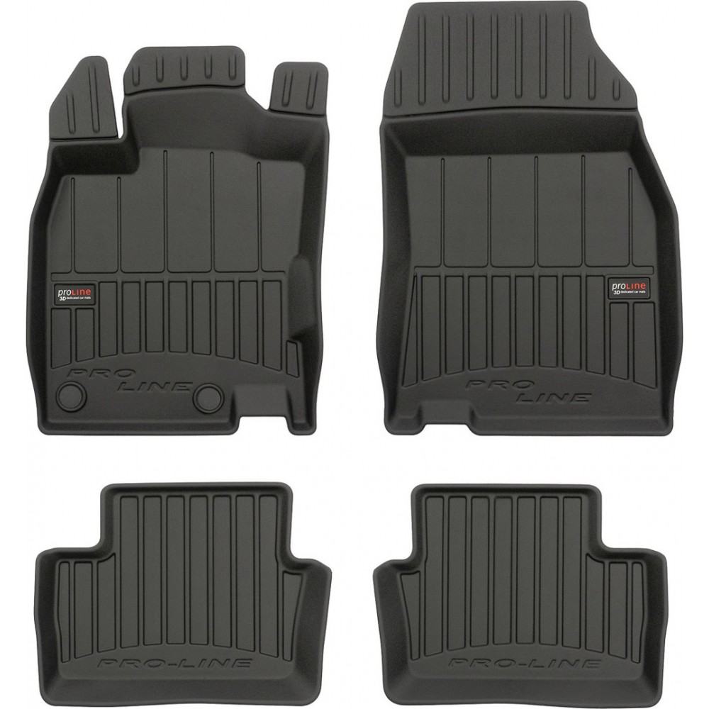 Гумові коврики в салон для Renault Kadjar (mkI) 2015-2022 (Frogum Proline Premium)