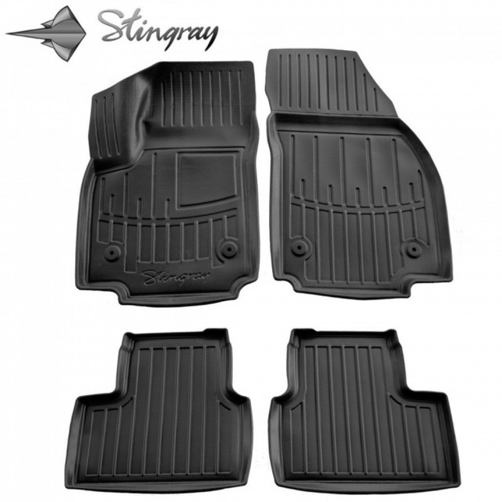 3D килимки Opel Meriva B (2010-2017) з бортиками 30 мм (Stingray)