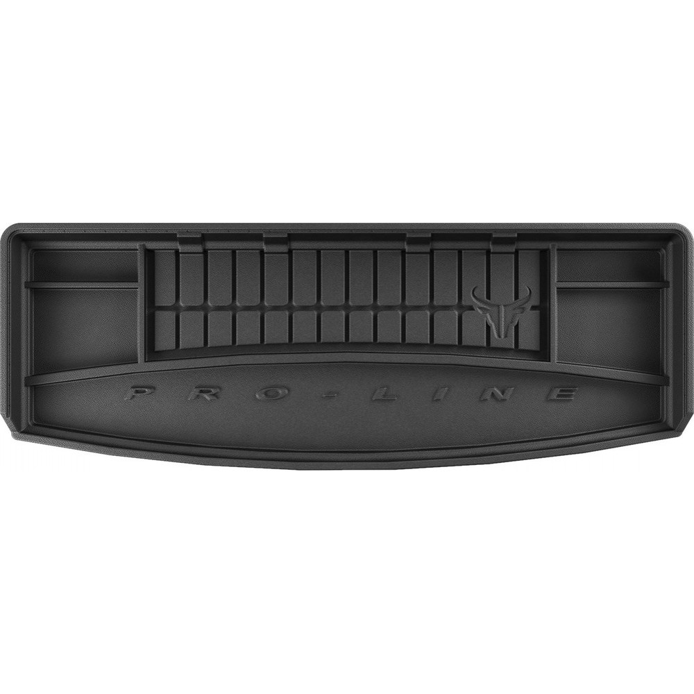 Гумовий килимок в багажник Seat Tarraco (mkI) 2018-2024 (7 мест)(без двухуровневого пола)(разложенный 3 ряд) (Frogum Proline Premium)