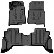 3D килимки для MITSUBISHI Pajero Wagon IV (V80) (2006-...)  з бортиками 30 мм (Stingray)