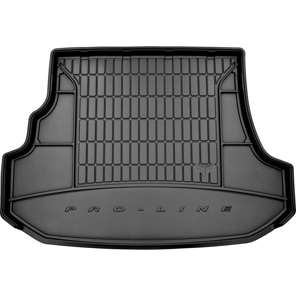 Гумовий килимок в багажник Subaru Forester (mkII) 2002-2008 (с запаской)(с боковыми нишами) (Frogum Proline Premium)