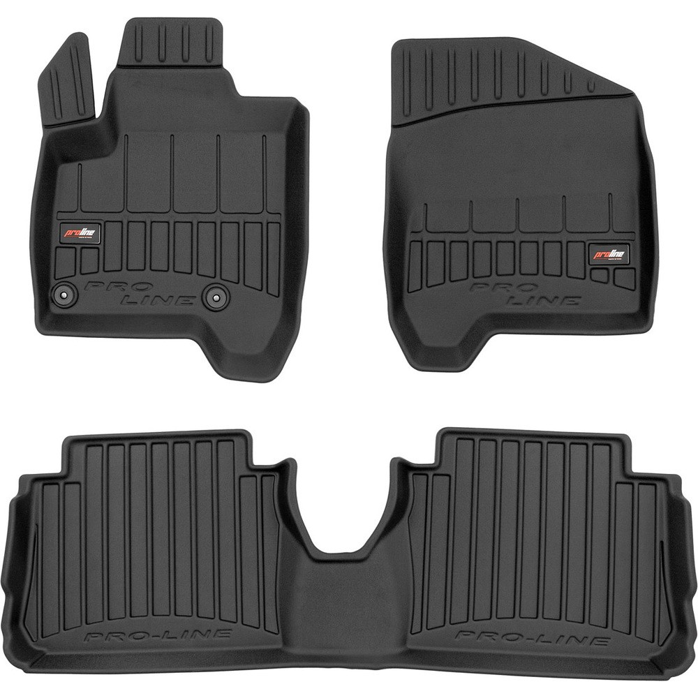Гумові килимки в салон Citroen C3 Picasso (mkI) 2008-2017 (Frogum Proline Premium)