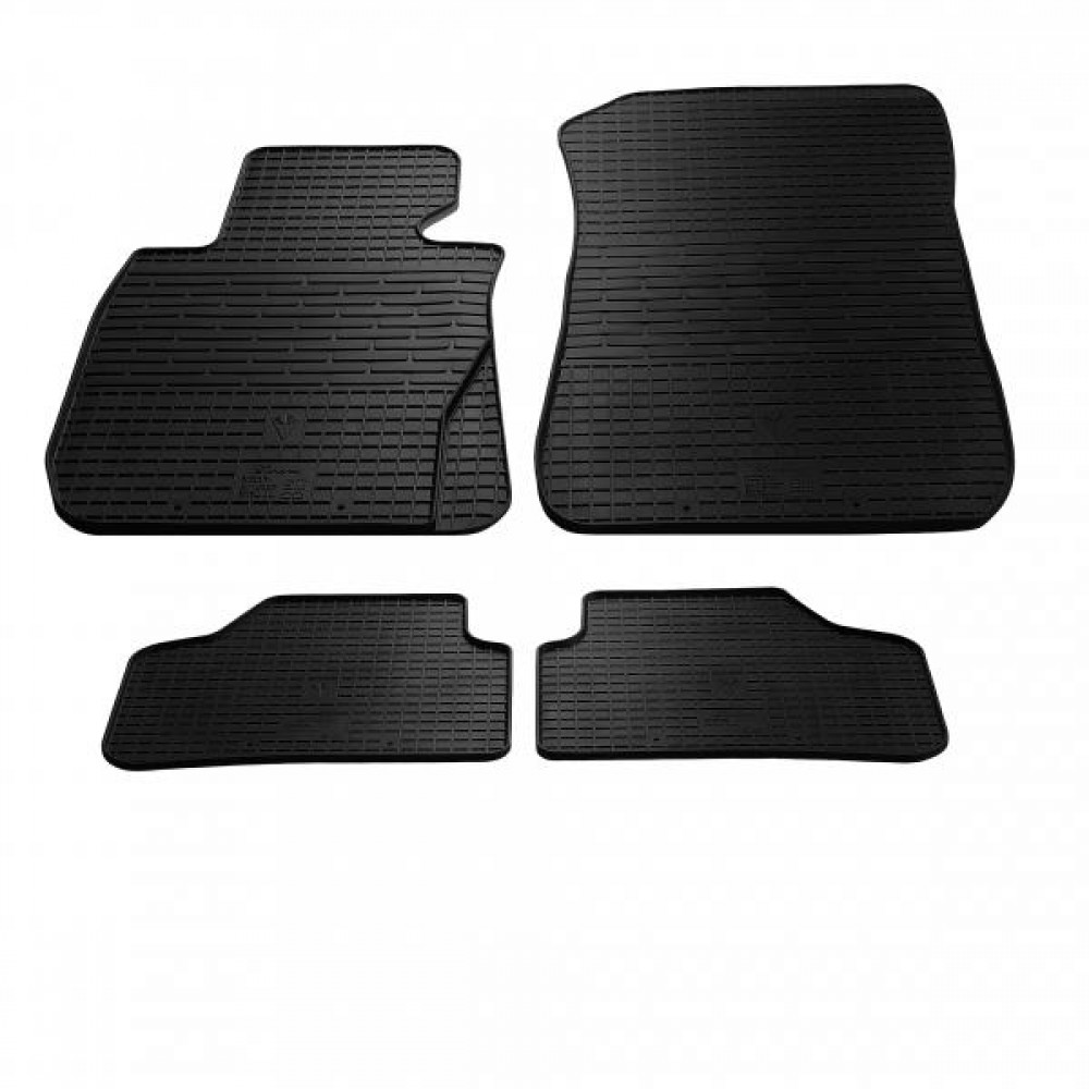 Гумові килимки в салон для BMW X1 (E84) (2009-2015) комплект з 4 штук (Stingray)