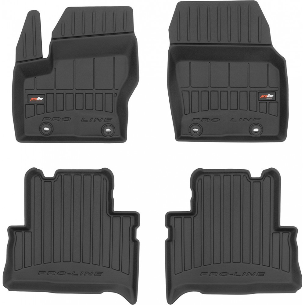 Гумові килимки в салон Ford C-Max (mkII) 2010-2019 (между клипсами 25.5см) (Frogum Proline Premium)
