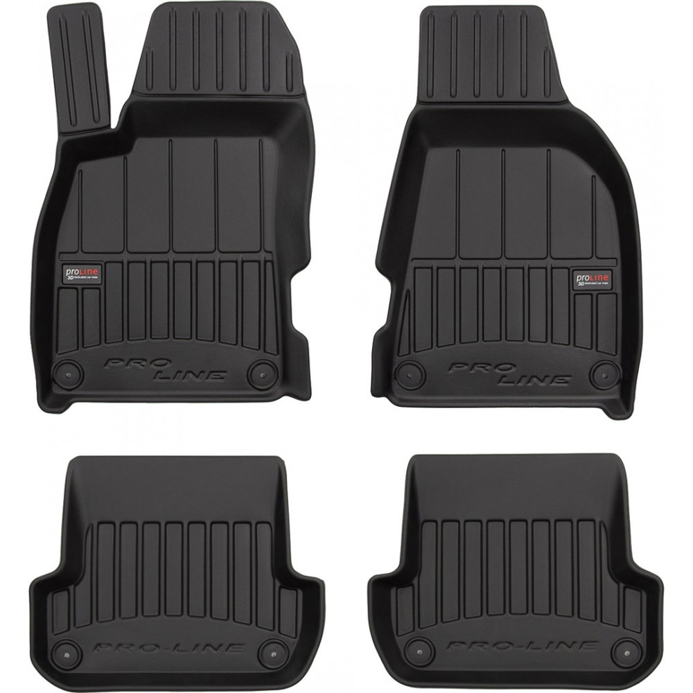Гумові коврики в салон для Audi A4/S4/RS4 (mkII)(B6) 2000-2004 (Frogum Proline Premium)