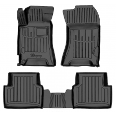 3D килимки для Subaru Forester (SG) (2002-2008) з бортиками 30 мм (Stingray)