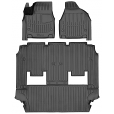 3D килимки для CHRYSLER PACIFICA II (RU) (2016-...) з бортиками 30 мм (Stingray)