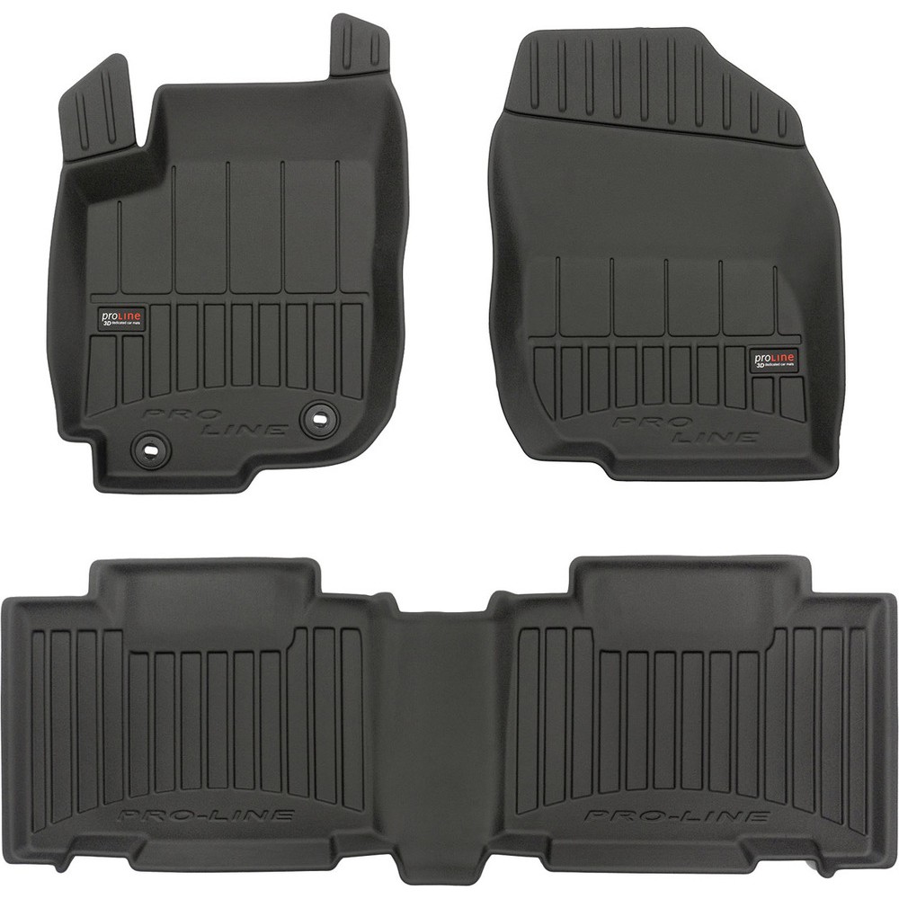 Гумові килимки в салон Toyota RAV4 (mkIV) 2012-2018 (не гибрид) (Frogum Proline Premium)