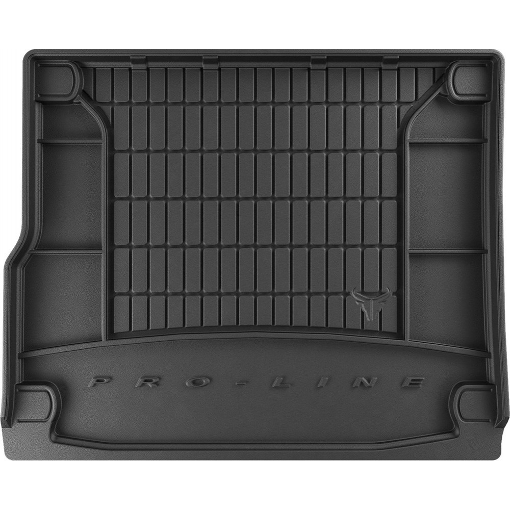 Гумовий килимок в багажник Volkswagen Touareg (mkII) 2010-2018 (4-х зонный климат)(R-Line)(без ниши слева) (Frogum Proline Premium)