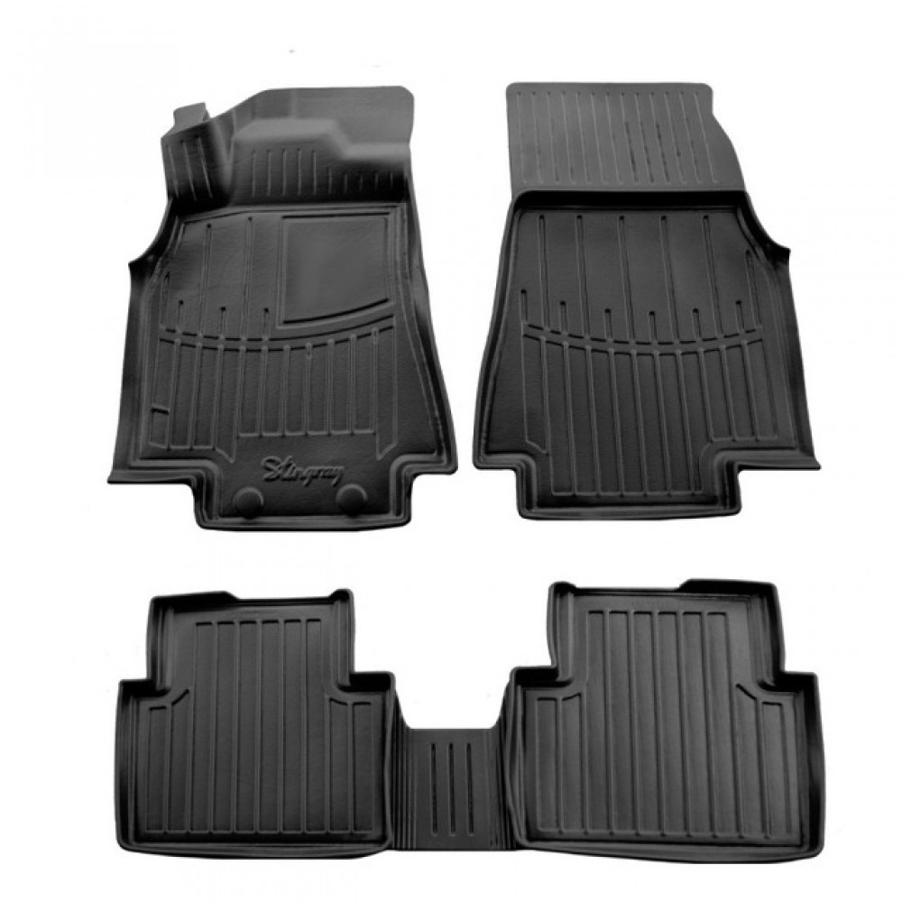 3D килимки для Mercedes Benz W245 B (2005-2010) з бортиками 30 мм (Stingray)