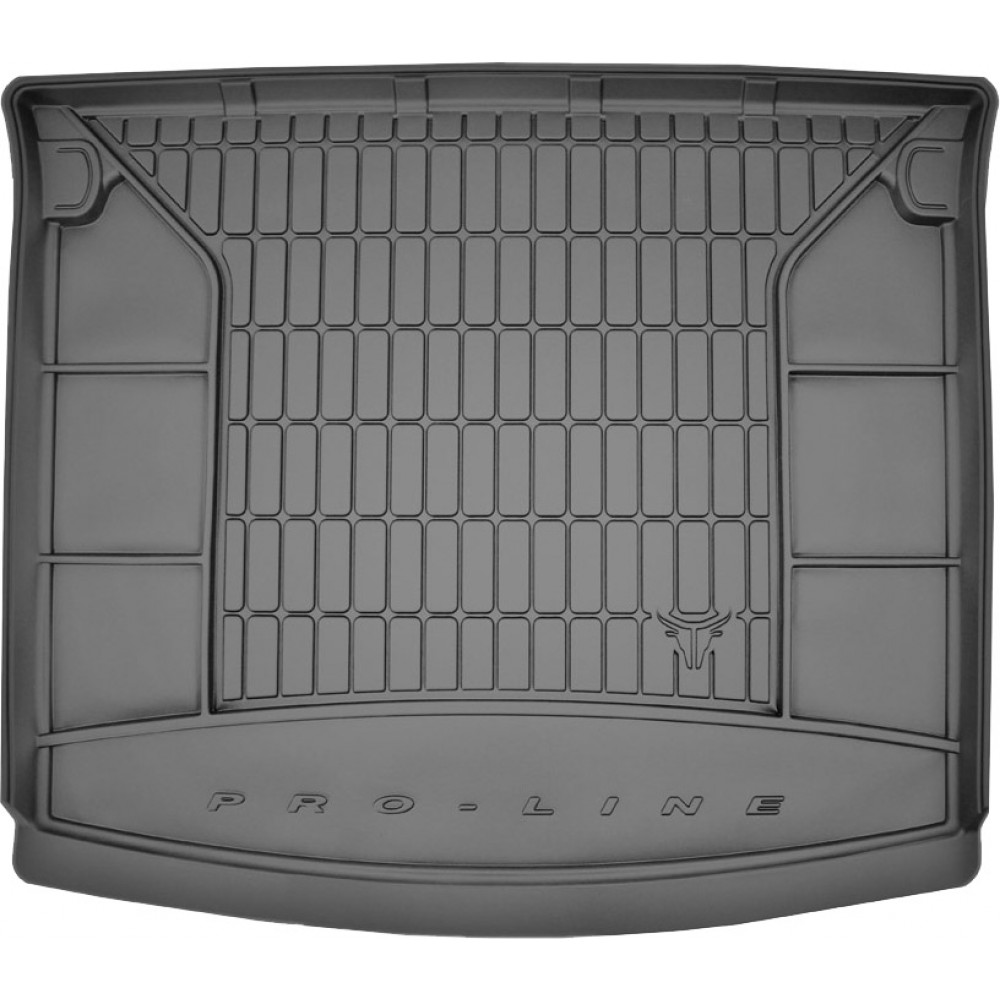 Гумовий килимок в багажник для Volkswagen Caddy (mkIII) 2010-2021 (Life) (Frogum Proline Premium)