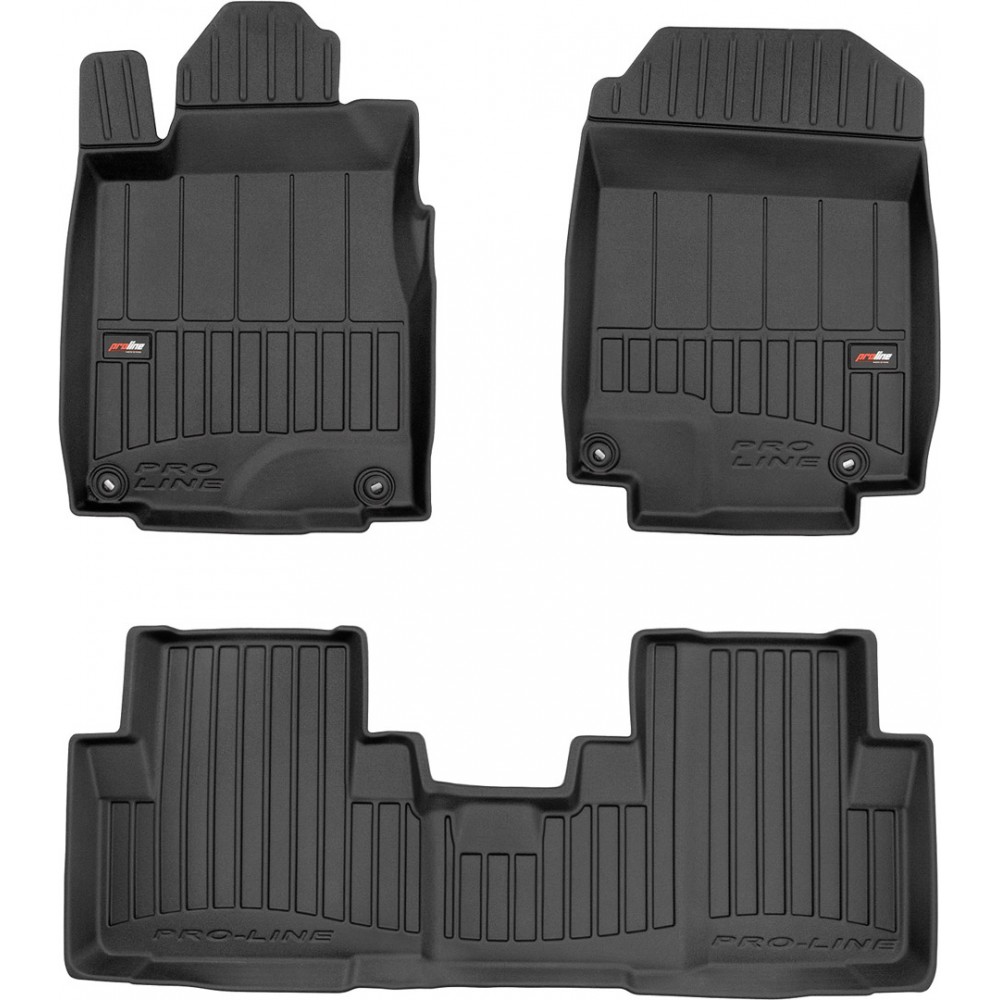 Гумові килимки в салон Honda CR-V (mkIV) 2011-2018 (без сабвуфера под пассажиром) (Frogum Proline Premium)