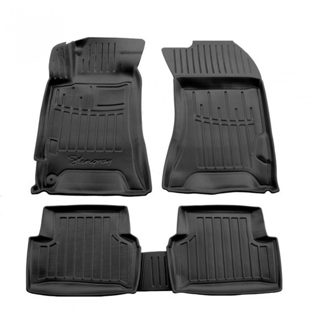 3D килимки Subaru Forester (SG) (2002-2008) з бортиками 30 мм (Stingray)