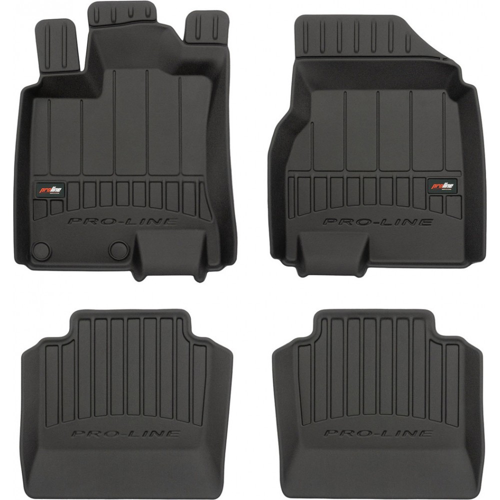 Гумові коврики в салон для Nissan Qashqai+2 (mkI) 2006-2013 (Frogum Proline Premium)