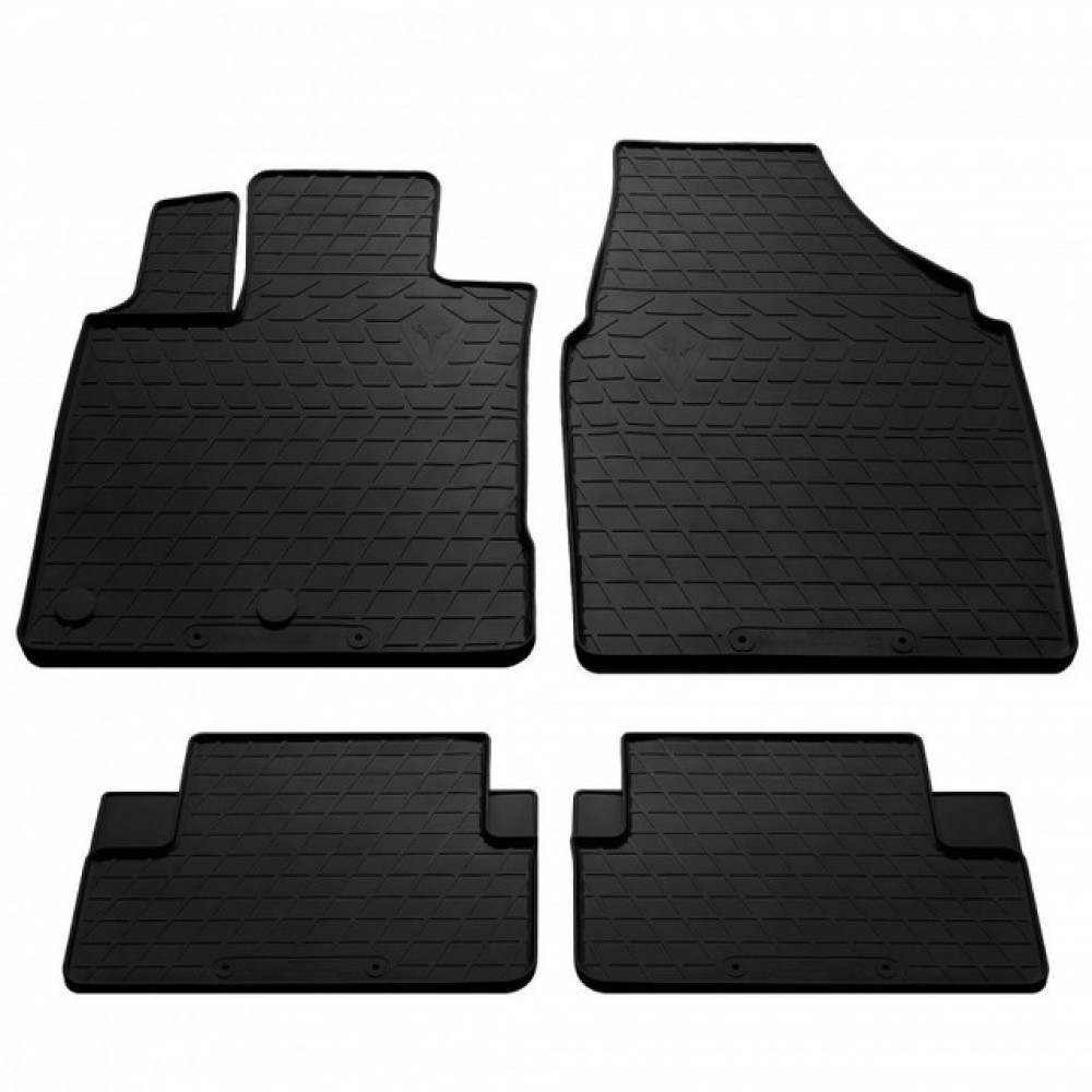 Гумові килимки в салон для Nissan Qashqai (2007-2014) комплект з 4 штук (Stingray)