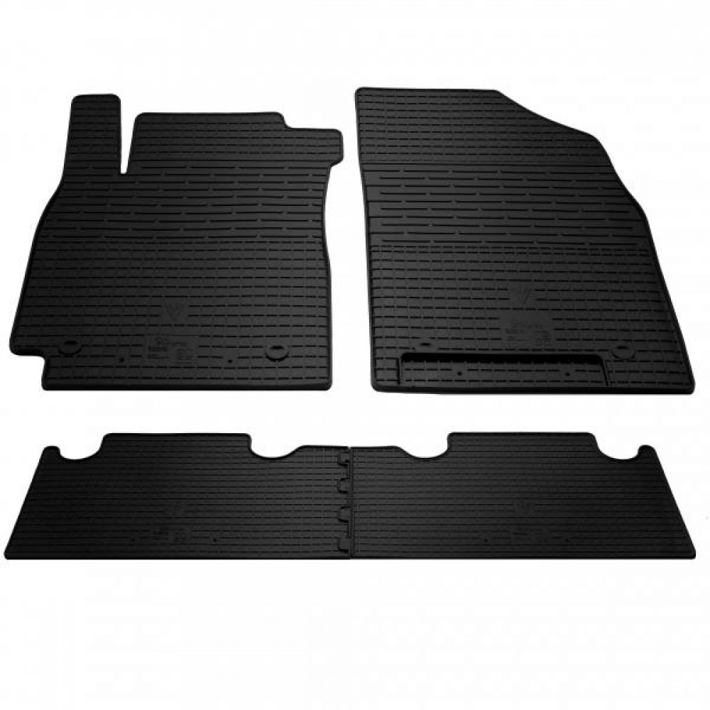 Гумові килимки в салон для Gelly Emgrand X7 (2011-...) комплект з 4 штук (Stingray)