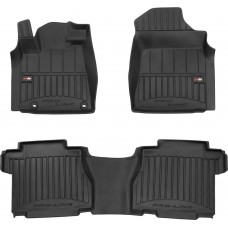 Гумові килимки в салон Toyota Tundra (mkII) 2010-2015 (CrewMax) (Frogum Proline Premium)
