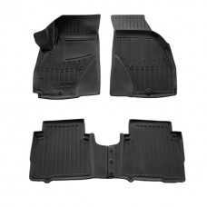 3D килимки Hyundai Santa Fe I (SM) (2001-2006) з бортиками 30 мм (Stingray)