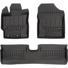 Гумові килимки в салон Toyota Yaris (mkIII) 2010-2020 (не гибрид) (Frogum Proline Premium)