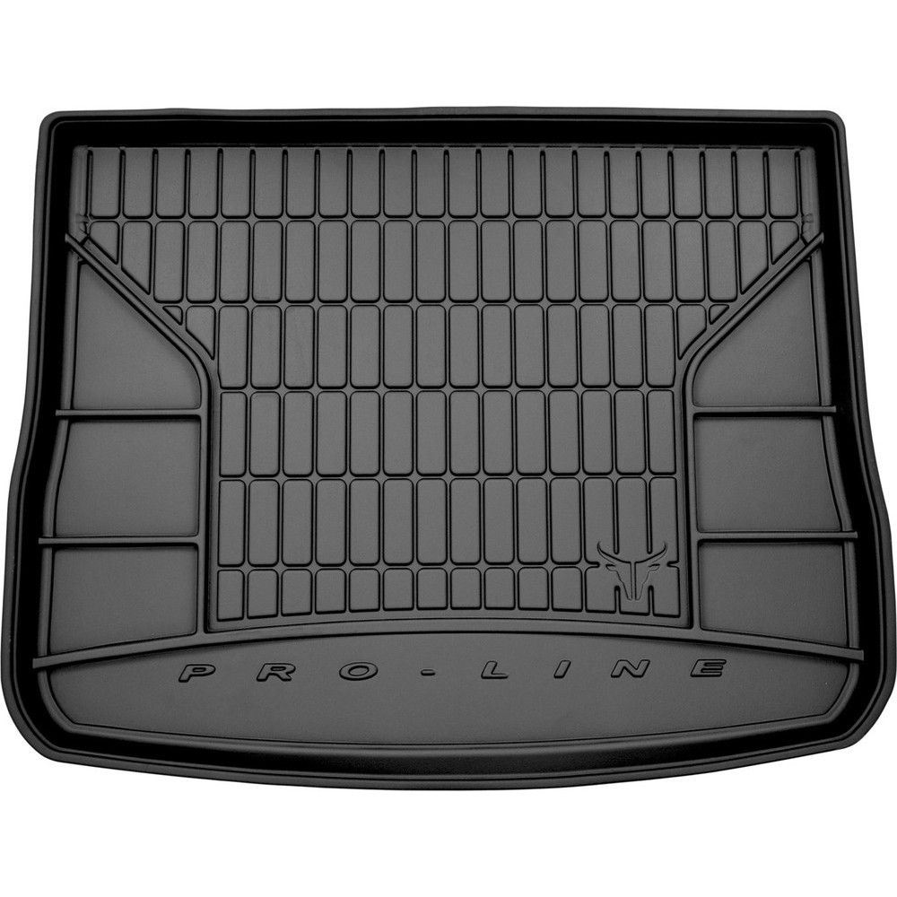 Гумовий килимок в багажник Volkswagen Tiguan (mkI) 2007-2016 (верхний уровень)(с запаской) (Frogum Proline Premium)