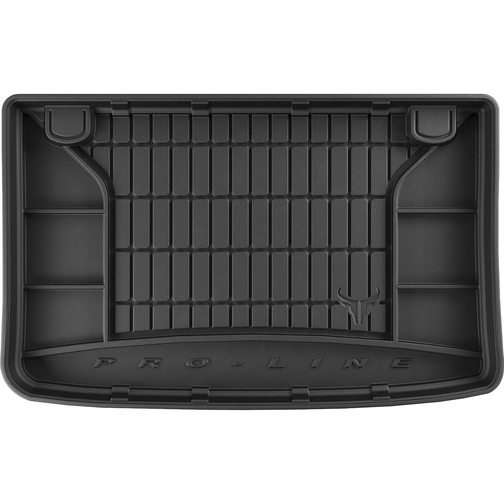 Гумовий килимок в багажник для Renault Clio (mkIV) 2012-2020 (хетчбек)(без двухуровневого пола) (Frogum Proline Premium)