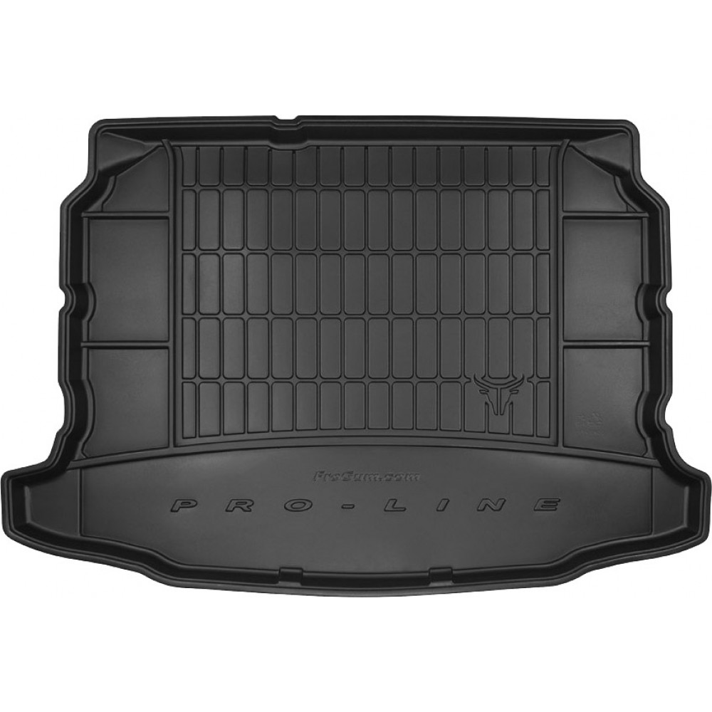 Гумовий килимок в багажник Seat Leon (mkIII) 2012-2020 (5-дв. хетчбек)(без двухуровневого пола) (Frogum Proline Premium)