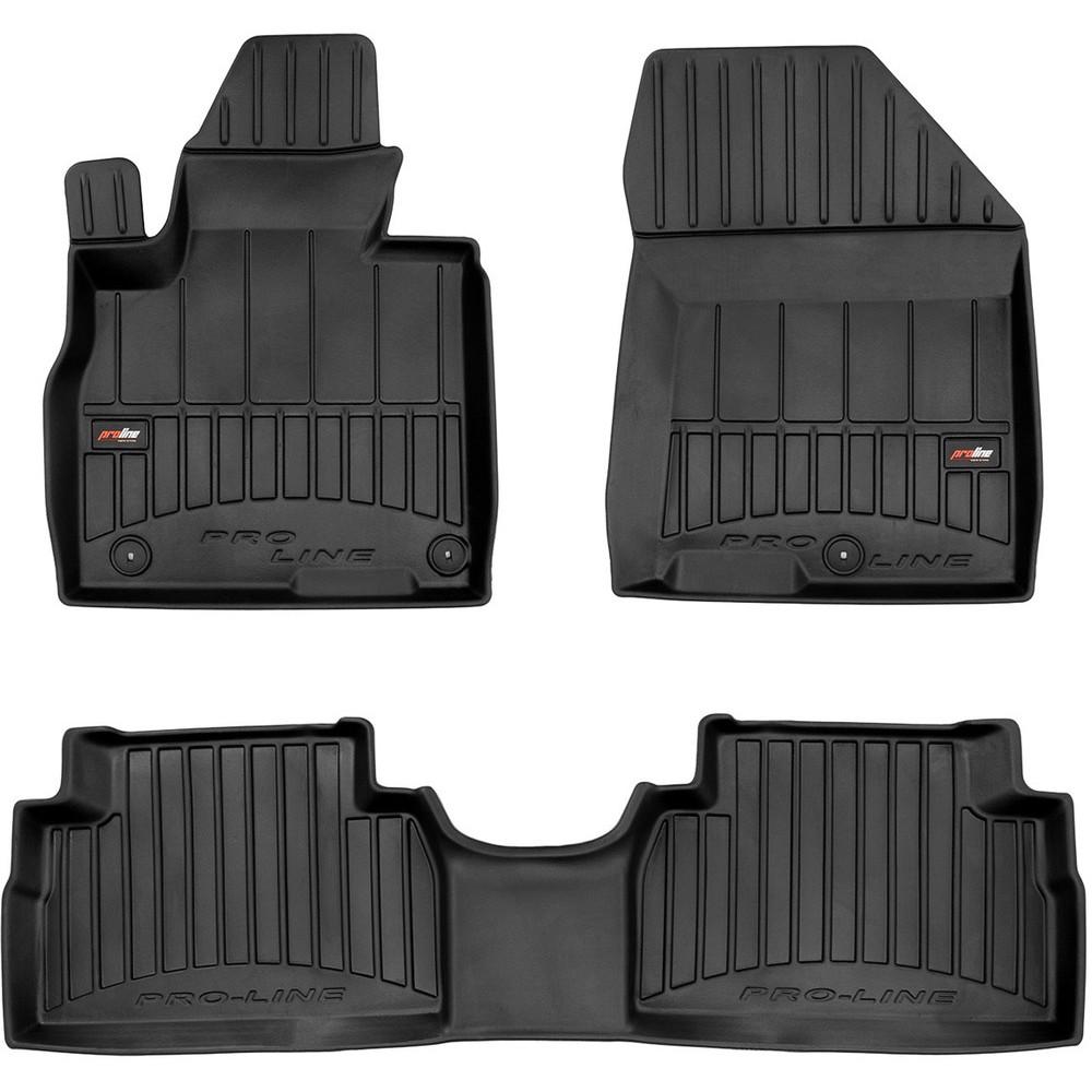 Гумові килимки в салон Hyundai Santa Fe (mkIV) 2018-2020 (Frogum Proline Premium)