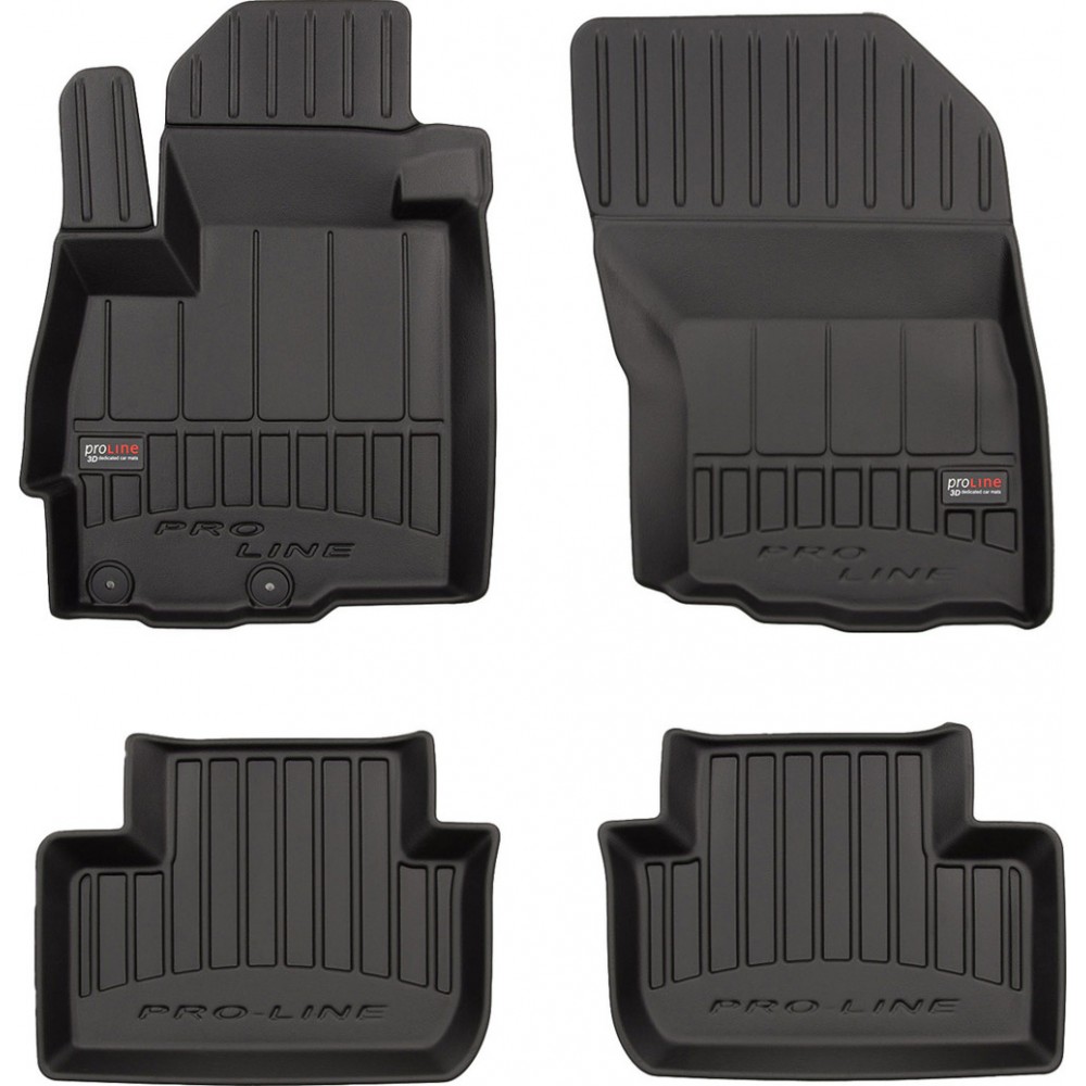 Гумові коврики в салон для Mitsubishi ASX (mkI) 2010-2023; Citroen C4 Aircross (mkI) 2012-2017; Peugeot 4008 (mkI) 2012-2017 (Frogum Proline Premium)