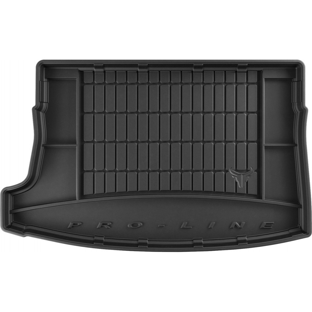 Гумовий килимок в багажник Volkswagen e-Golf (mkVII) 2014-2019 (без двухуровневого пола) (Frogum Proline Premium)