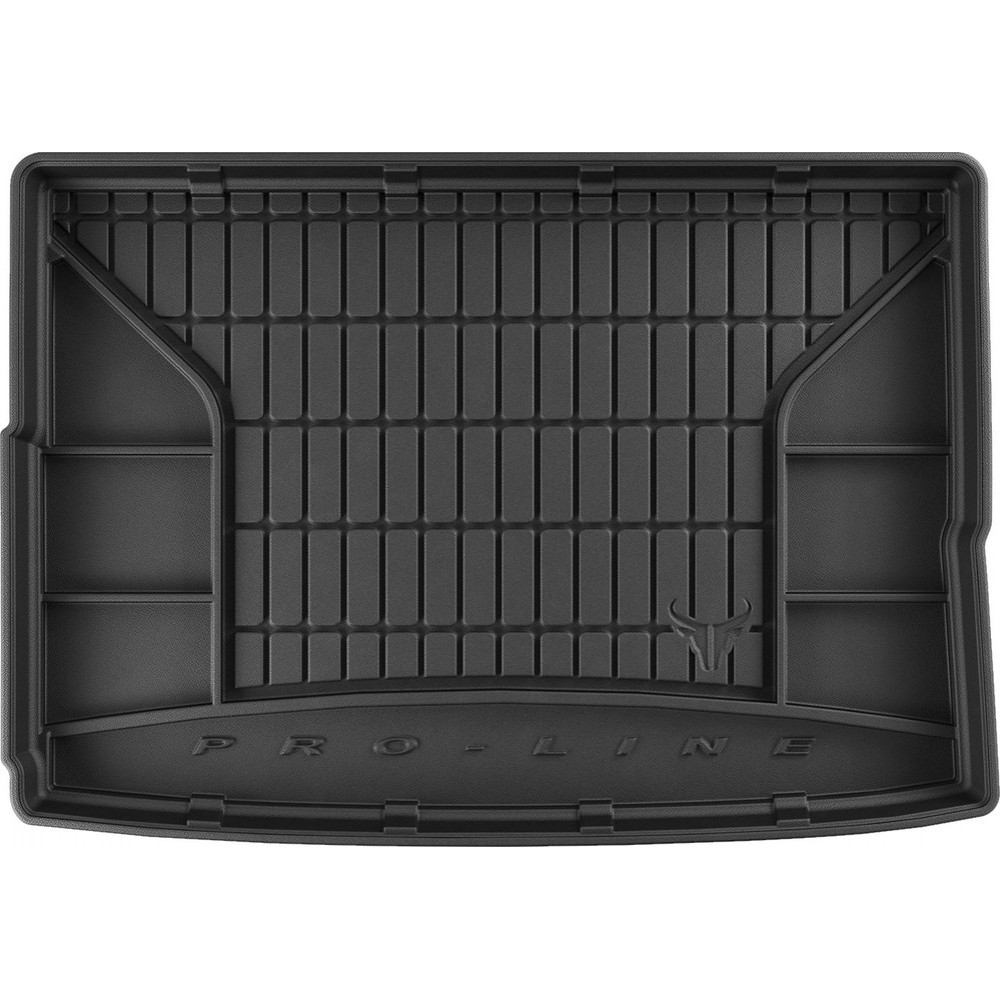 Гумовий килимок в багажник Opel Astra (mkV)(K) 2015-2022 (хетчбек)(без двухуровневого пола)(с запаской) (Frogum Proline Premium)