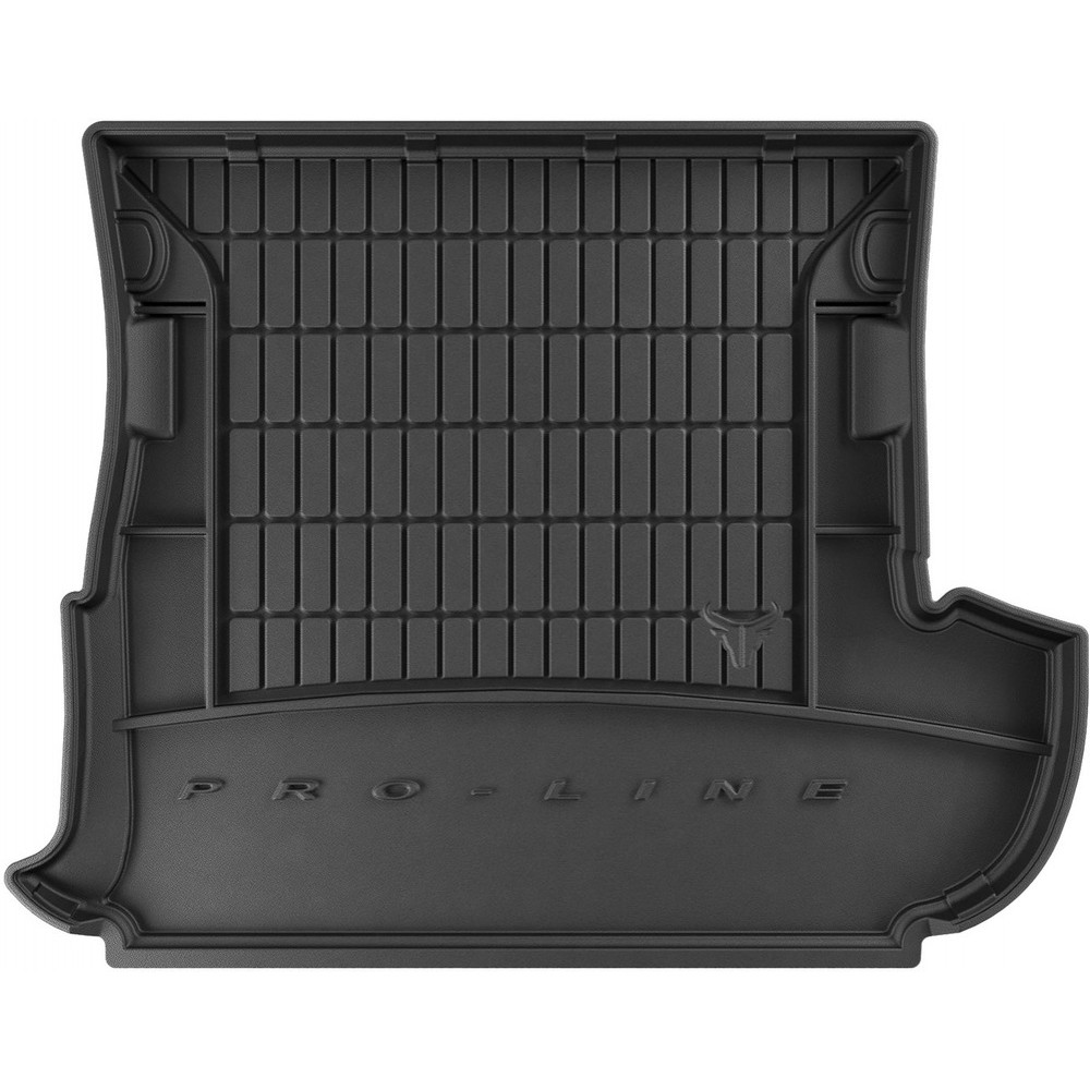 Гумовий килимок в багажник для Mitsubishi Outlander (mkII) 2006-2013 (сложенный 3 ряд) (Frogum Proline Premium)
