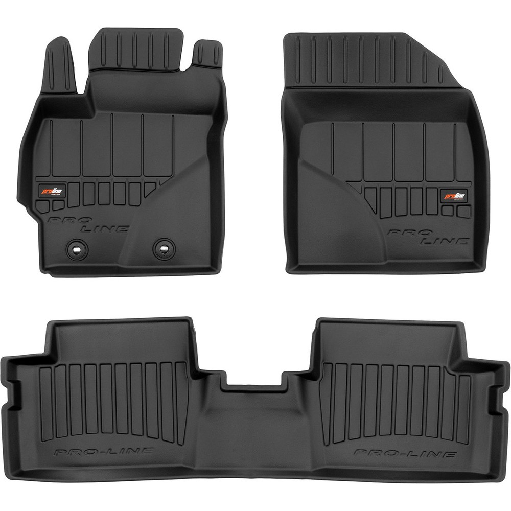 Гумові килимки в салон Toyota Corolla (E150) 2006-2013 (EU) / Auris (mkI) 2006-2013 (Frogum Proline Premium)