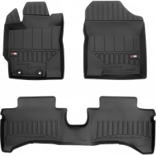 Гумові килимки в салон Toyota Yaris (mkIII) 2010-2020 (гибрид) (Frogum Proline Premium)