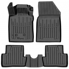 3D килимки для Renault Clio III (2005-2012)  з бортиками 30 мм (Stingray)