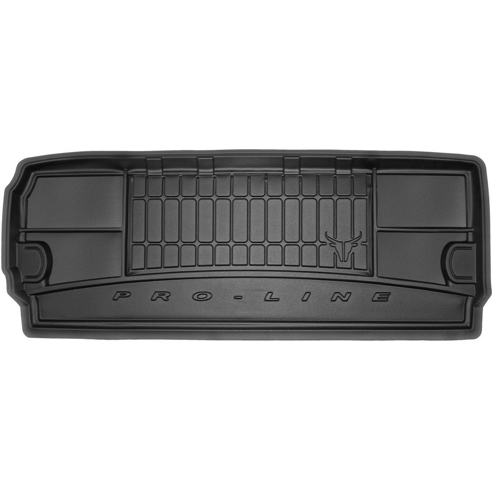 Гумовий килимок в багажник для Nissan Pathfinder (R51) 2004-2014 (7 мест)(разложенный 3 ряд) (Frogum Proline Premium)