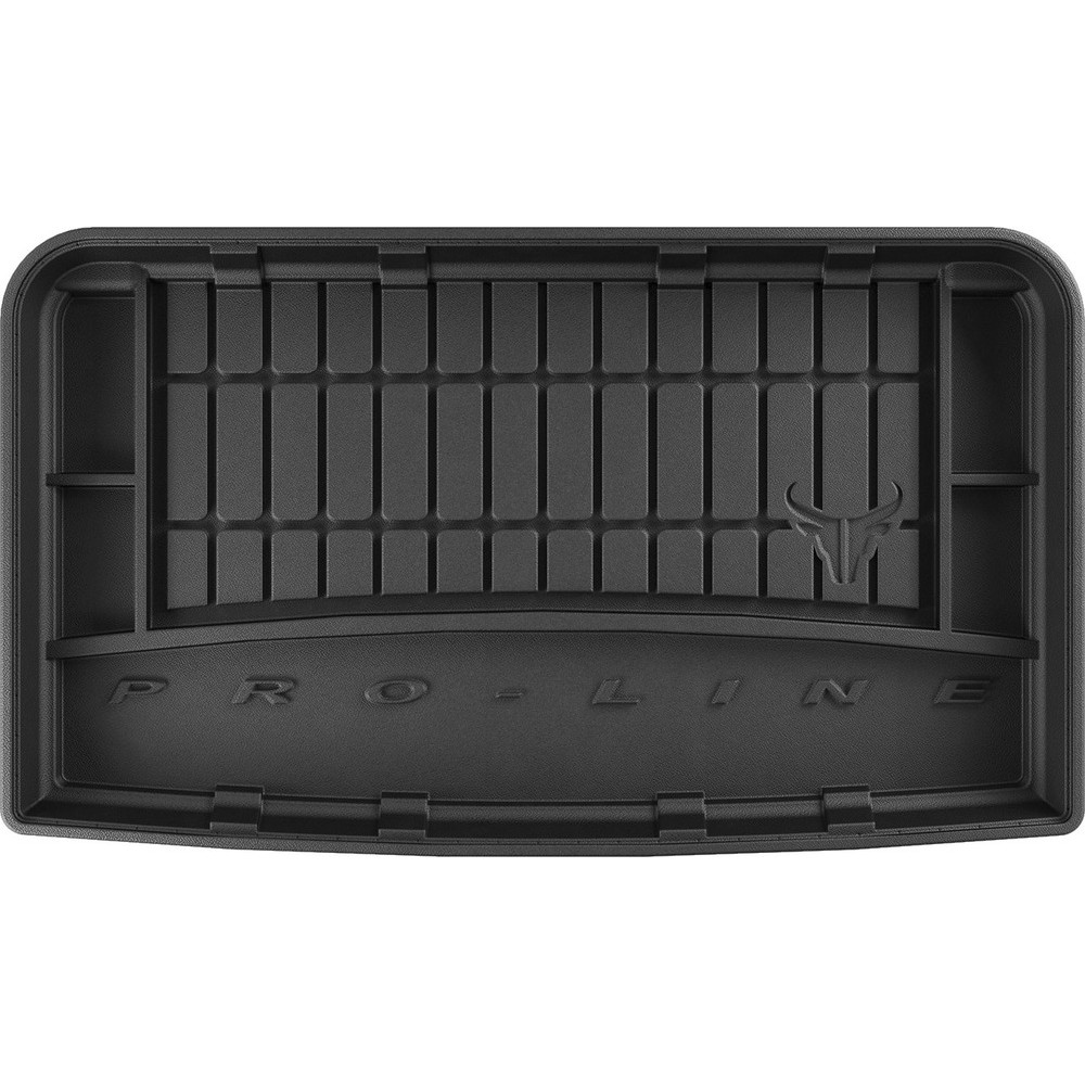 Гумовий килимок в багажник для Seat Alhambra (mkII) 2010-2020 (7 мест)(разложенный 3 ряд) (Frogum Proline Premium)