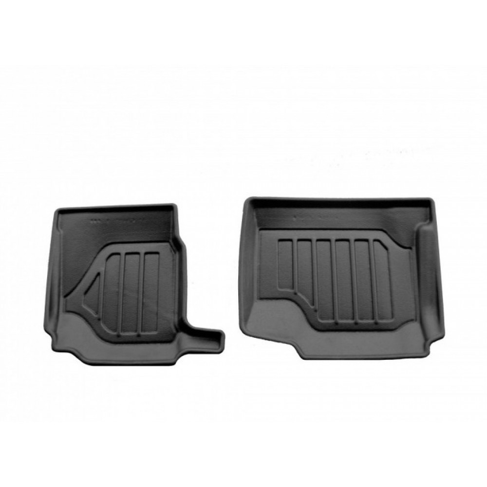 3D килимки 3 ряду Nissan Qashqai plus 2 (2008-2014) з бортиками 30 мм (Stingray)