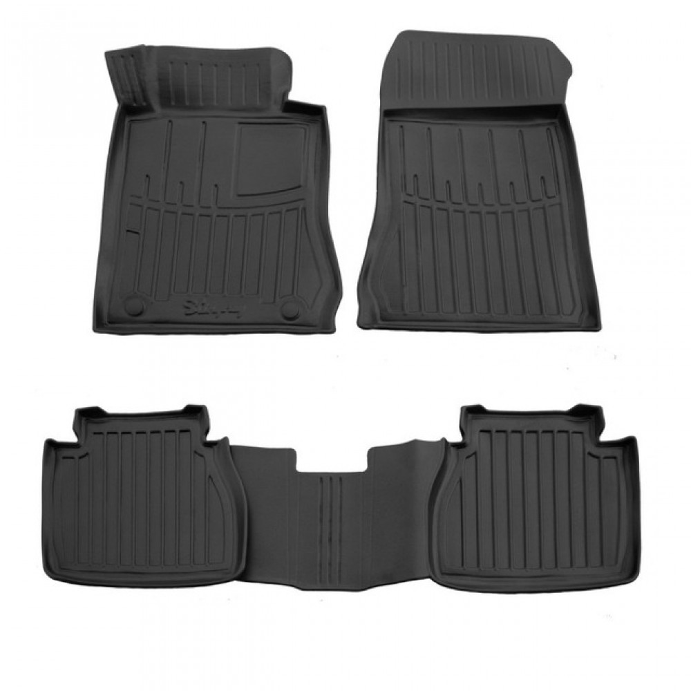 3D килимки для Mercedes Benz W210 E (1995-2002) (2WD) з бортиками 30 мм (Stingray)
