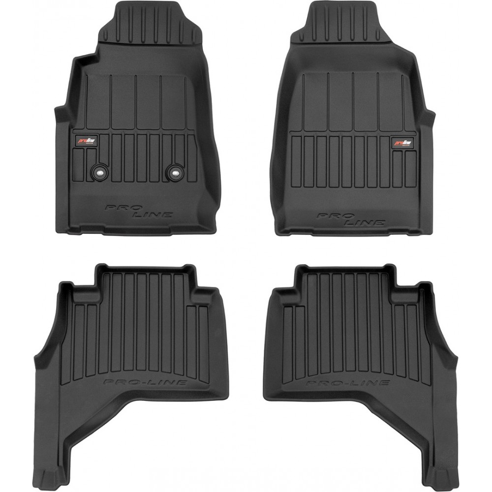 Гумові коврики в салон для Isuzu D-Max (mkII) 2011-2019 (Frogum Proline Premium)