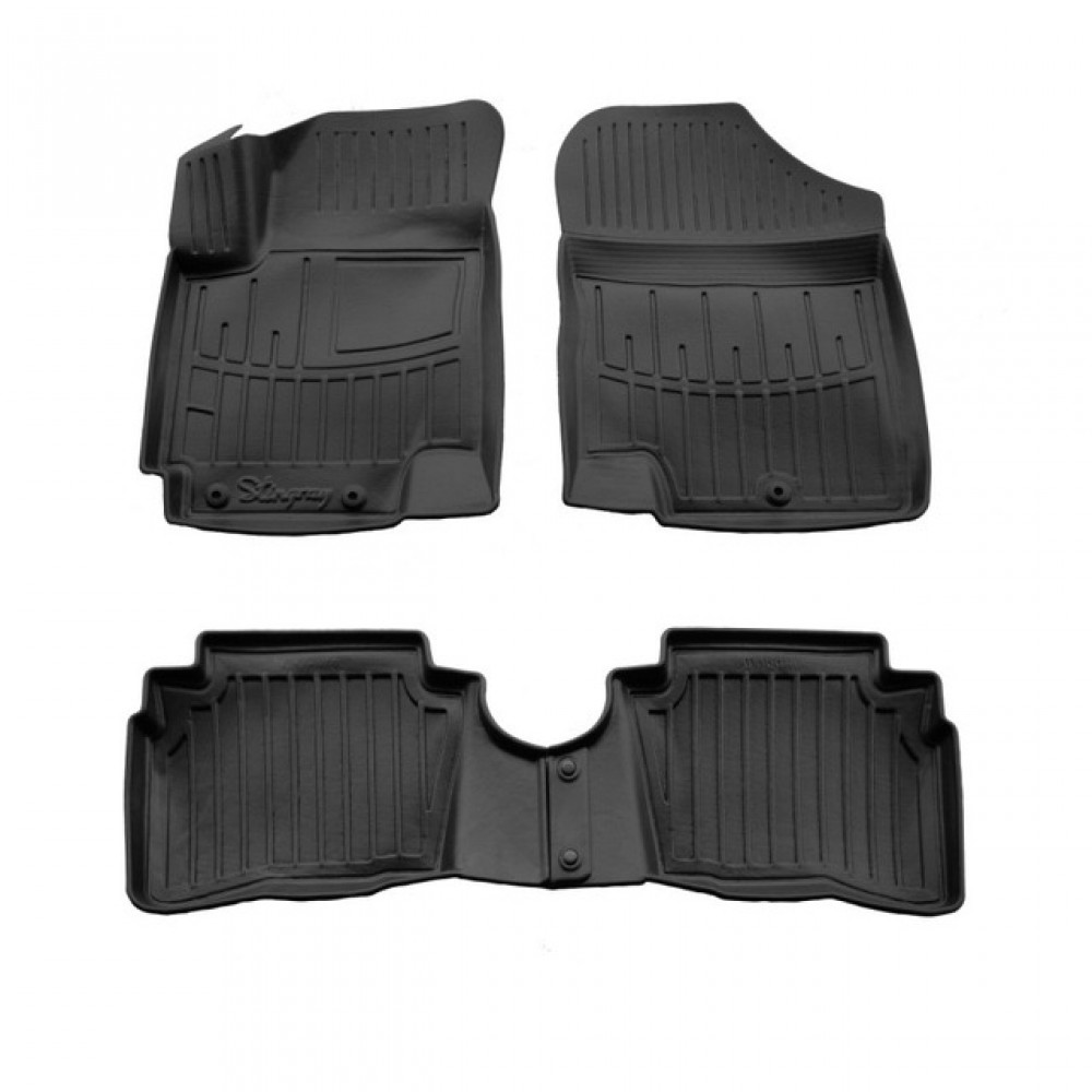 3D килимки для Hyundai i20 (2008-2014) з бортиками 30 мм (Stingray)