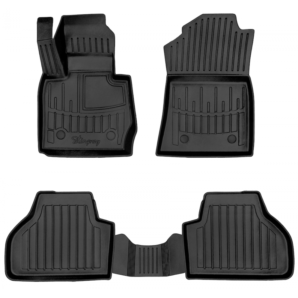 3D килимки для BMW X3 (F25) (2010-2017)  з бортиками 30 мм (Stingray)