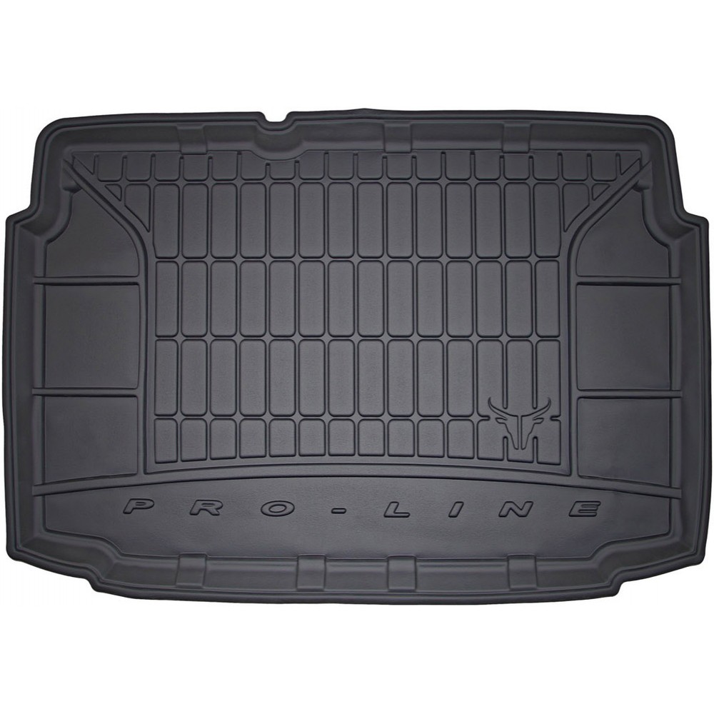 Гумовий килимок в багажник Volkswagen Polo (mkIV) 2001-2010 (хетчбек)(нижний уровень) (Frogum Proline Premium)