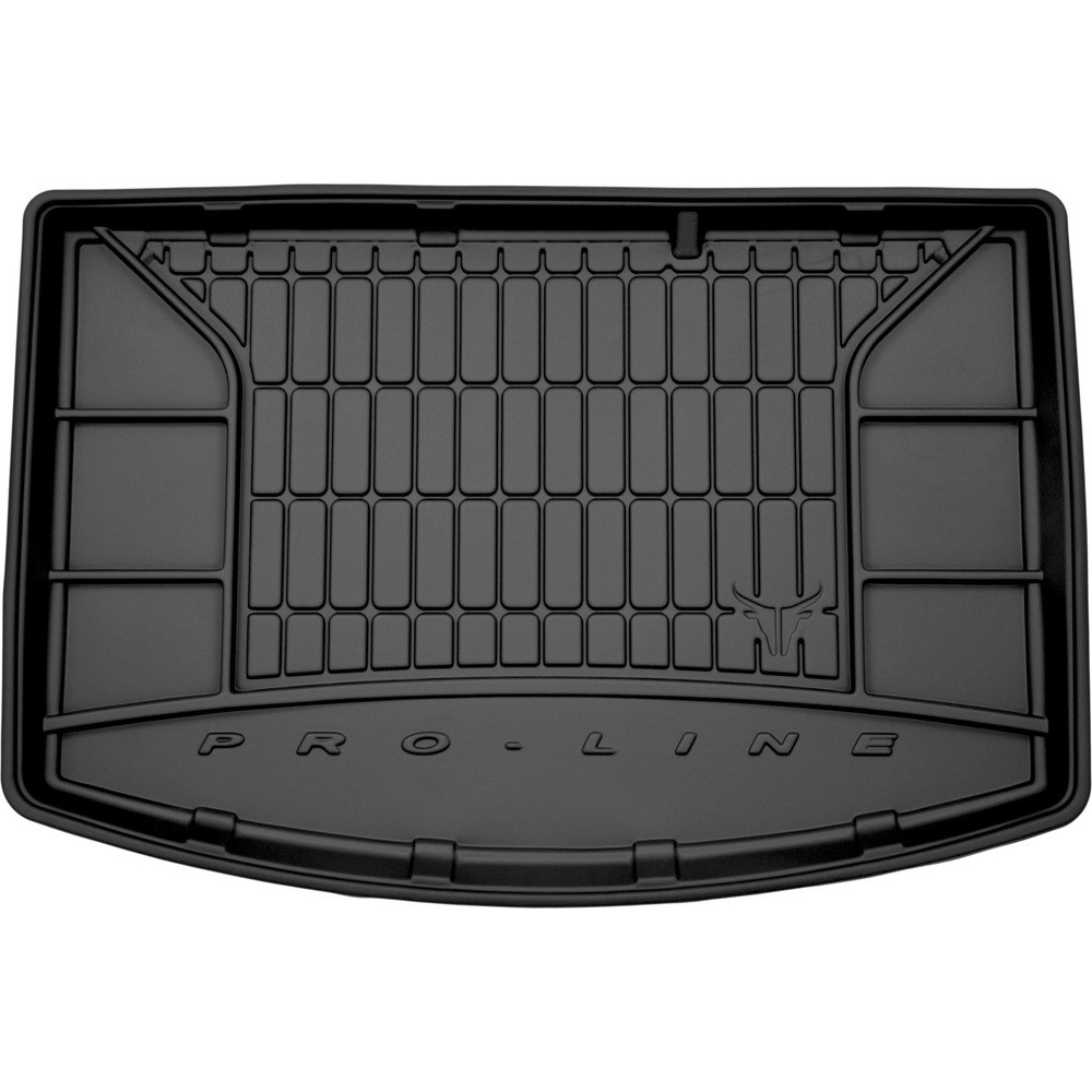 Гумовий килимок в багажник для Toyota Yaris (mkIII) 2010-2020 (нижний уровень) (Frogum Proline Premium)