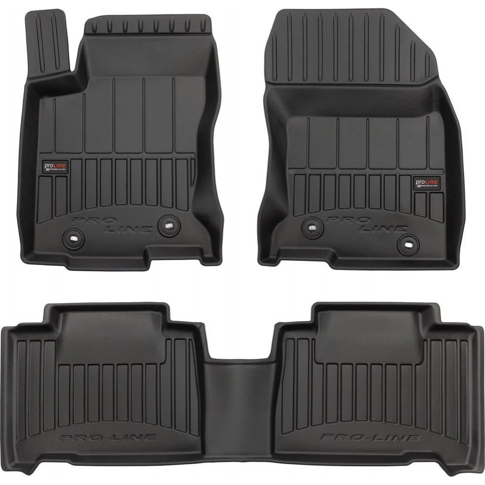 Гумові коврики в салон для Lexus NX (mkI) 2014-2021 (не гибрид) (Frogum Proline Premium)