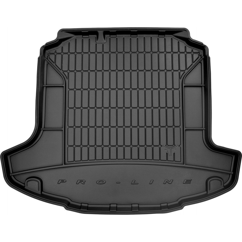 Гумовий килимок в багажник Skoda Rapid (mkI) 2012-2019 (лифтбек)(без двухуровневого пола) (Frogum Proline Premium)